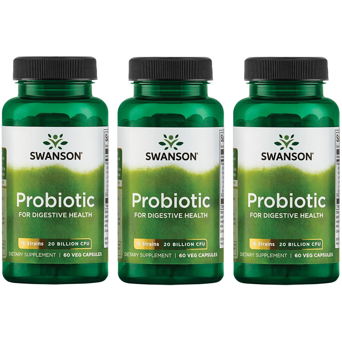 Swanson Probiotic for Digestive Health 20 Billion Cfu 60 Veg Caps 3
