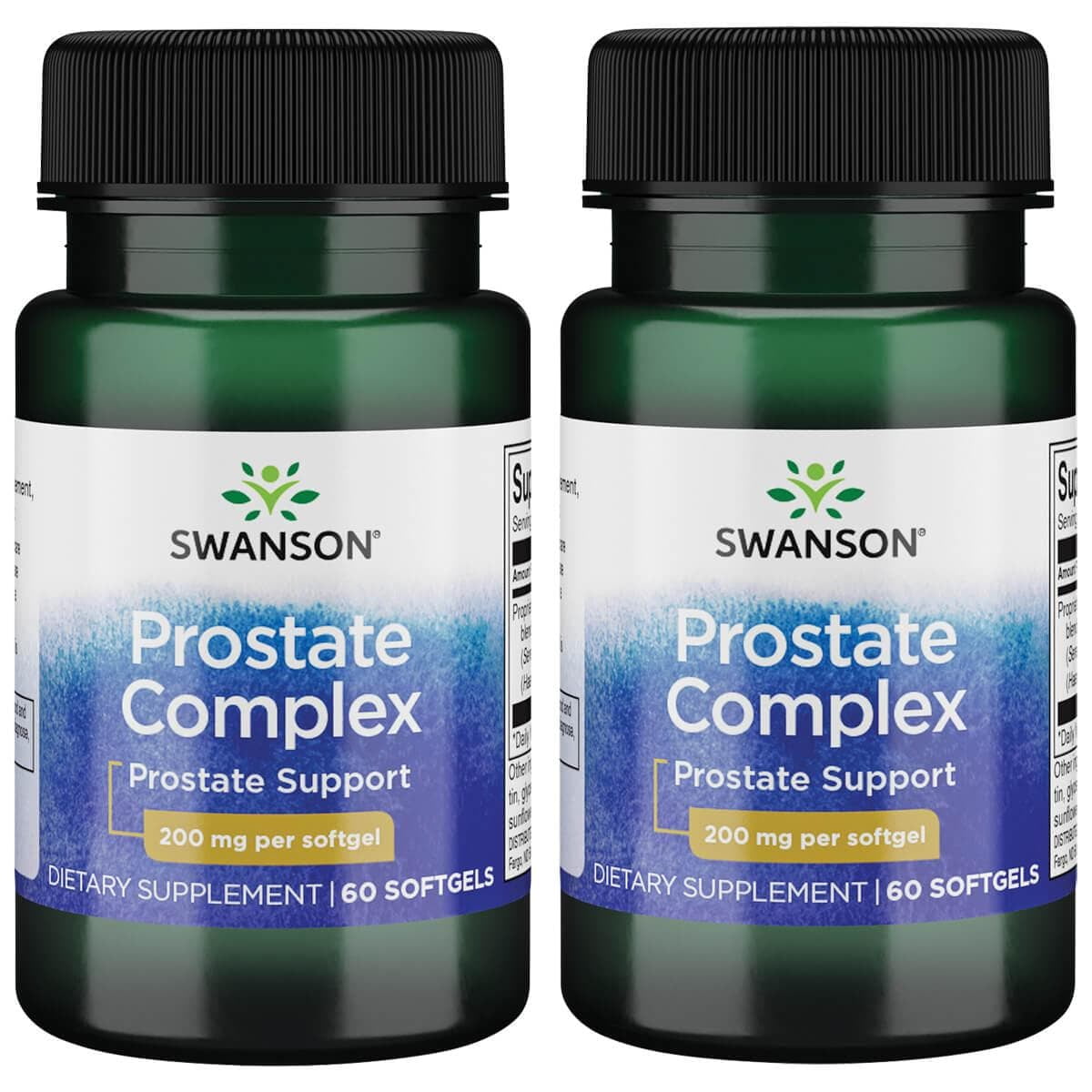 Swanson Prostate Complex 200 mg 60 Sgels 2 Pack
