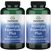 Swanson Prostate Essentials Plus 90 Veg Capsules 2 Pack