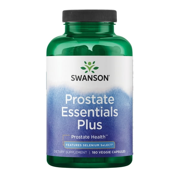 Swanson Prostate Essentials Plus - Features Selenium Select 180 Veggie Capsules