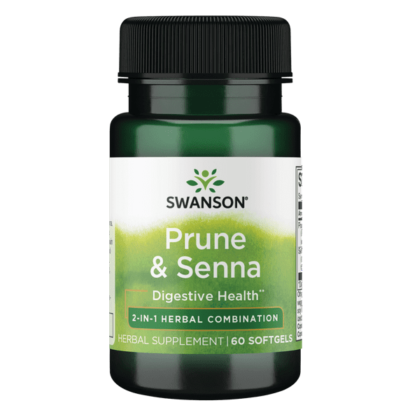 Swanson Prune & Senna 60 Sgels