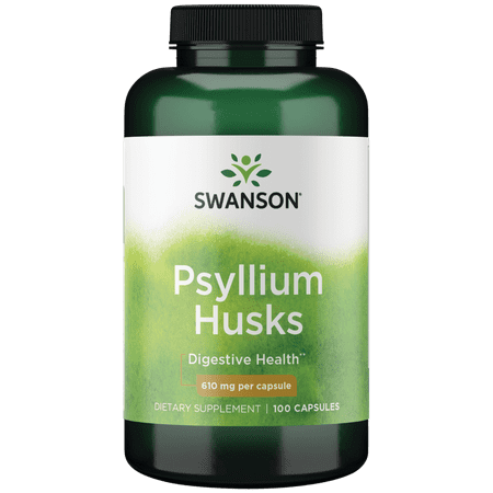 Swanson Psyllium Husks 610 mg 100 Capsules