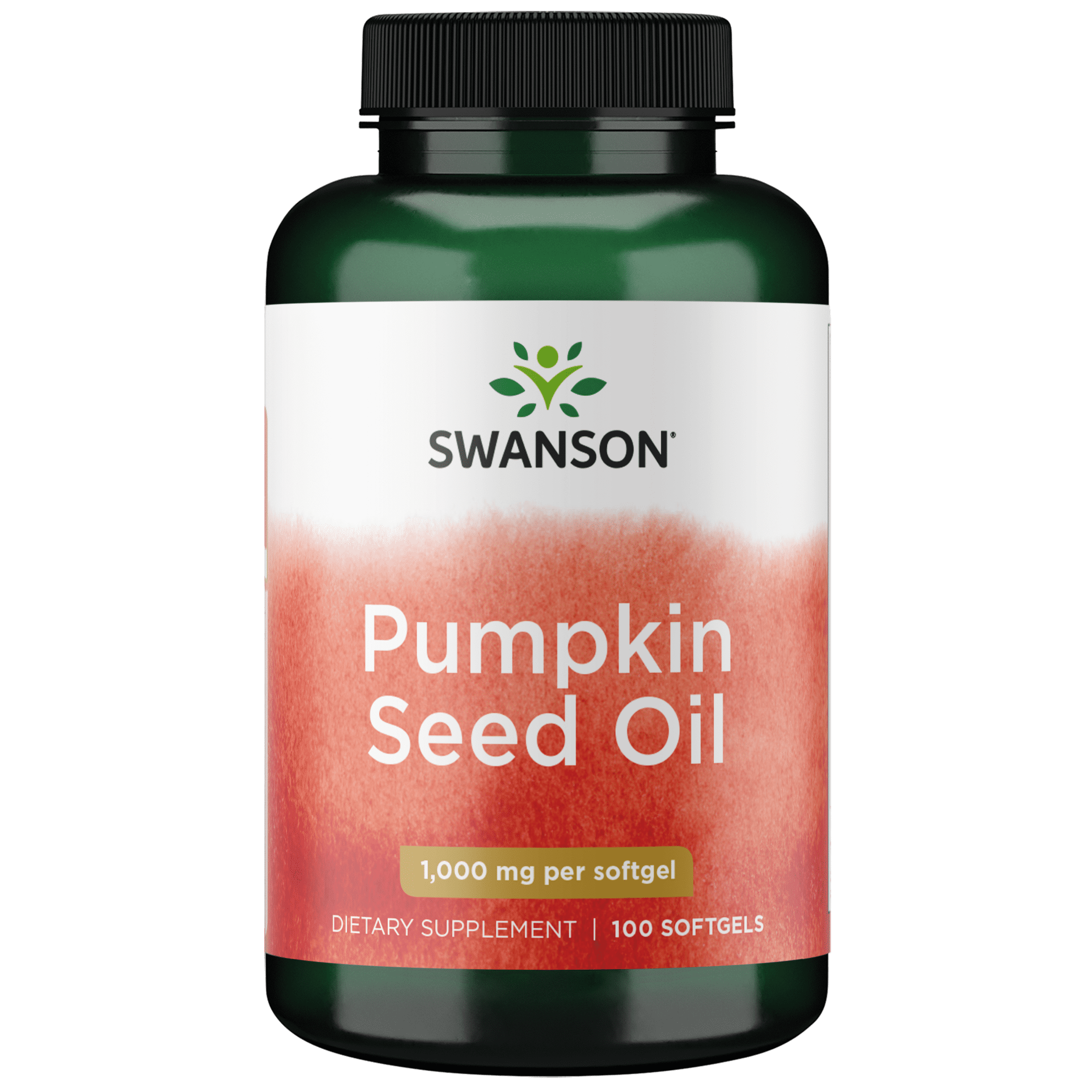 Swanson Pumpkin Seed Oil Softgels, 1,000 mg, 100 Count 