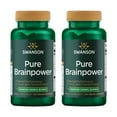 thumbnail image 1 of Swanson Pure Brainpower Brain Health Cognitive Memory Focus Support Brain-Derived Neurotrophic Factor (BDNF) Herbal Supplement (Ginkgo Biloba, Bacopa Monnieri) 60 Veggie Capsules (Veg Caps) (2 Pack), 1 of 8