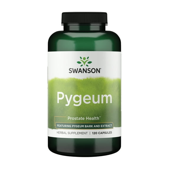 Swanson Pygeum Bark & Extract Capsules, 500 mg, 120 Count