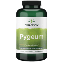Swanson Pygeum Bark & Extract Capsules, 500 mg, 120 Count