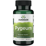 Swanson Pygeum - Herbal Supplement Promoting Male Prostate Health, Bladder, and Urinary Tract Health Support - Mens Health Supplement - (100 Capsules, 125mg Per Serving)