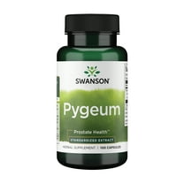 Swanson Pygeum - Herbal Supplement Promoting Male Prostate Health, Bladder, and Urinary Tract Health Support - Mens Health Supplement - (100 Capsules, 125mg Per Serving)