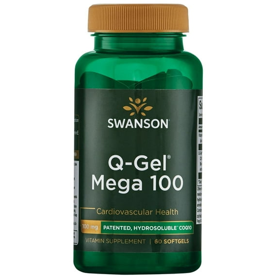 Swanson Q-gel Mega 100 100 mg 60 Softgels