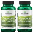 thumbnail image 1 of Swanson Quercetin & Bromelain - Advanced Formula 100 Vegan Caps 2 Pack, 1 of 8