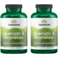 thumbnail image 1 of Swanson Quercetin & Bromelain - Advanced Formula 250 Vegan Caps 2 Pack, 1 of 8