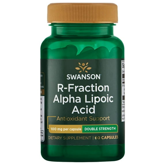 Swanson R-Fraction Alpha Lipoic Acid - Double Strength 100 mg 60 Capsules