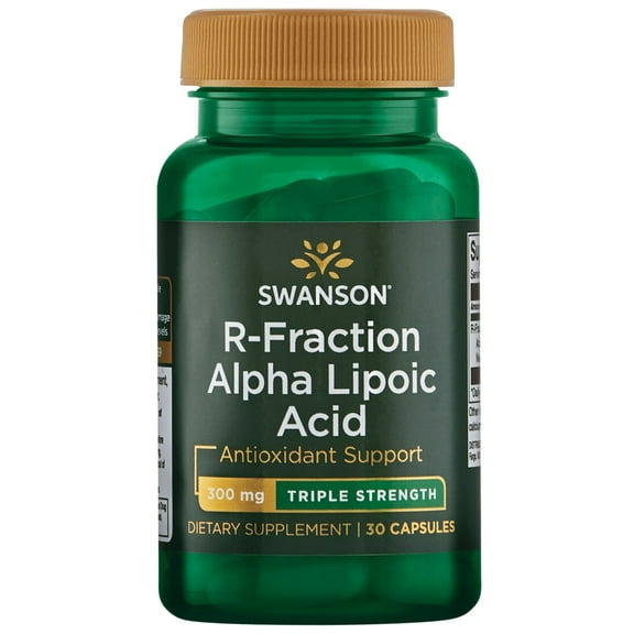 Swanson R-Fraction Alpha Lipoic Acid - Triple Strength 300 mg 30 Capsules
