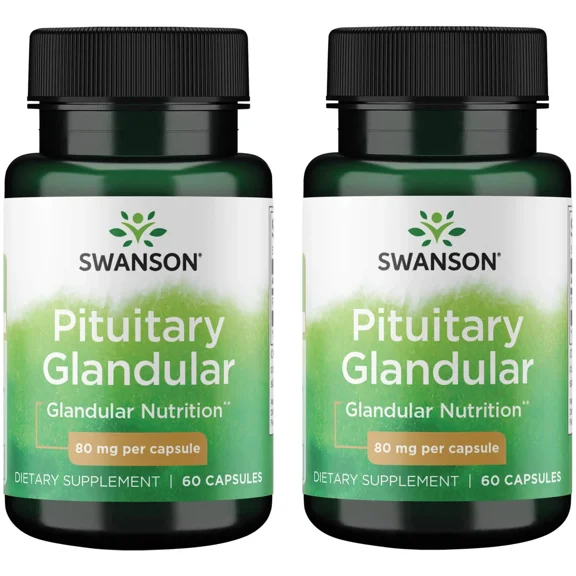 Swanson Pituitary Glandular 80 mg 60 Caps 2 Pack