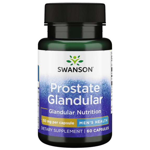 Swanson Raw Prostate Glandular 150 mg 60 Capsules