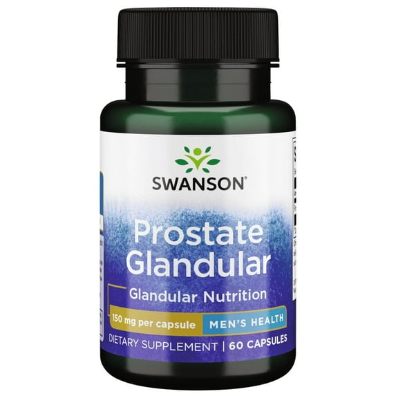 Swanson Raw Prostate Glandular 150 mg 60 Capsules