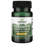 Swanson Razberi-K Raspberry Ketones 100 mg 60 Capsules