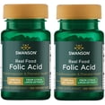 thumbnail image 1 of Swanson Real Food Folic Acid 1,000 mcg 100 Veg Caps 2 Pack, 1 of 7