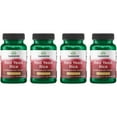 thumbnail image 1 of Swanson Red Yeast Rice 600 mg 60 Vegan Caps 4 Pack, 1 of 5