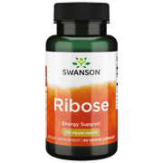 Swanson Ribose 750 mg 60 Veggie Capsules