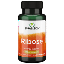 Swanson Ribose 750 mg 60 Veggie Capsules