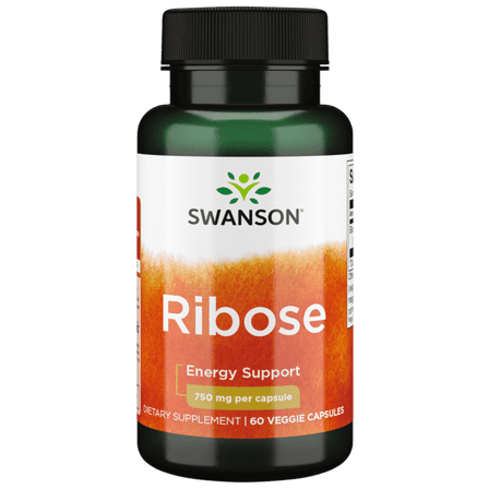 Swanson Ribose 750 mg 60 Veggie Capsules