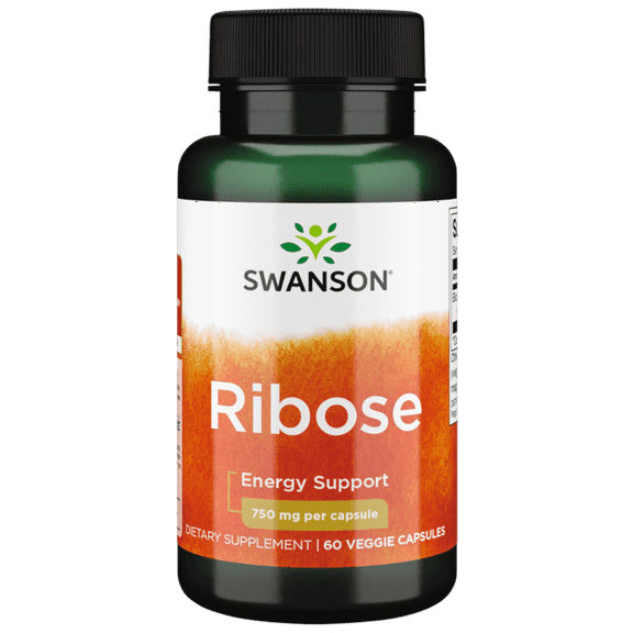Swanson Ribose 750 mg 60 Veggie Capsules