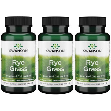 Swanson GreenFoods Rye Grass 500 Mg Tablets - 120 Count