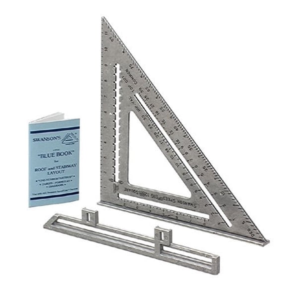 1PK Swanson Tool SO107 Big 12 Speed Squares, Aluminum 12x12