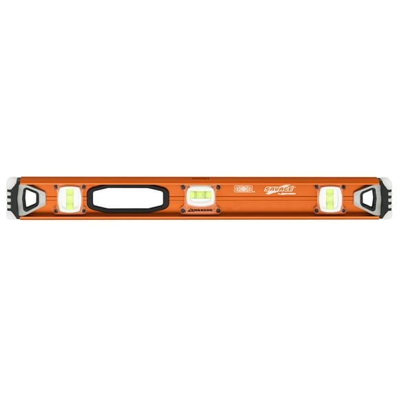 Swanson SAVAGE SVI240 24-Inch Contractor Series I-Beam Level with Gelshock End Caps