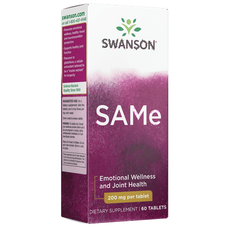 Swanson Same 200 mg 60 Tablets