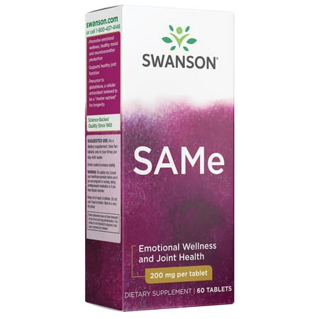 Swanson Same 200 mg 60 Tablets