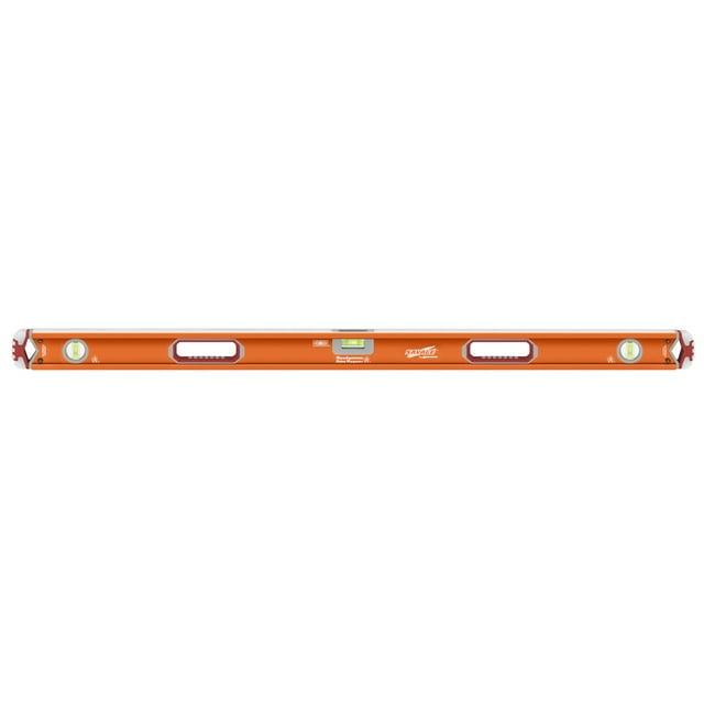 Swanson Savage 48 inch Magnetic Aluminum Box Beam Level with Gelshock End Caps, Contractor Series Model SVB48M