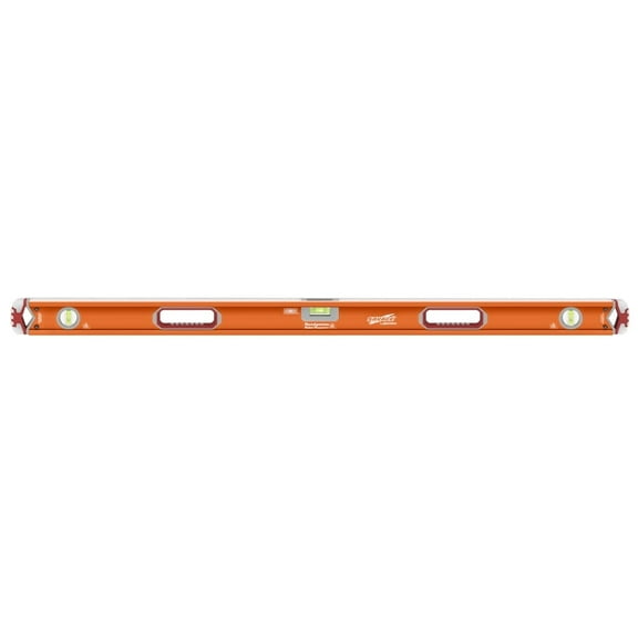 Swanson Savage 48" Magnetic Anodized Aluminum Pro Grade Box Beam Level Contractor Series with Gelshock End Caps, Model SVB48M