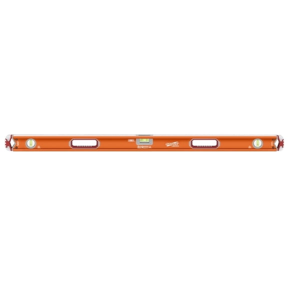 Swanson Savage 48" Magnetic Anodized Aluminum Pro Grade Box Beam Level Contractor Series with Gelshock End Caps, Model SVB48M