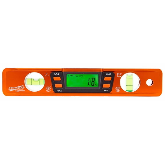 Swanson Savage 9" Professional Grade Digital Magnetic Aluminum Torpedo Level, Batteries Included, Model SVT200