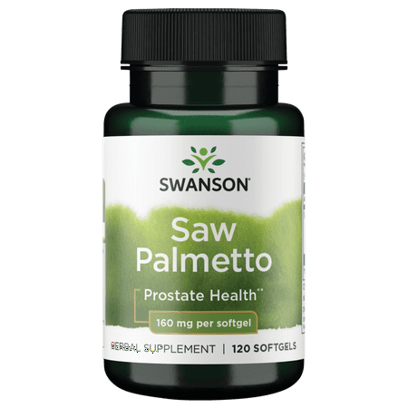 Swanson Saw Palmetto 160 mg 120 Softgels