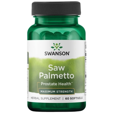 Swanson Saw Palmetto - Maximum Strength 320 mg 60 Softgels