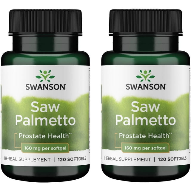 Swanson Saw Palmetto Men Prostate Health Hormone Support Urinary Health ...