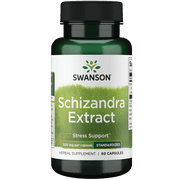 Swanson Schizandra Extract 500 mg 60 Capsules