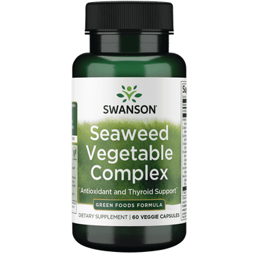 Swanson Seaweed Vegetable Complex 60 Veggie Capsules