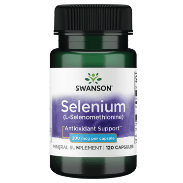 Swanson Selenium 200 Mcg 120 Capsules