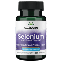 Swanson Selenium L-Selenomethionine 100 Mcg 200 Capsules
