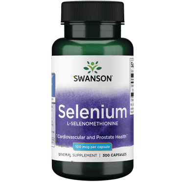 Swanson Selenium L-Selenomethionine 100 Mcg 300 Capsules