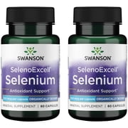 Swanson Selenoexcell Selenium 200 mcg 60 Capsules 2 Pack