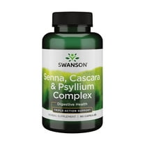 Swanson Senna Psyllium Cascara Complex 90 Capsules