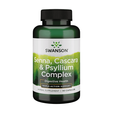 Swanson Senna Psyllium Cascara Complex 90 Capsules