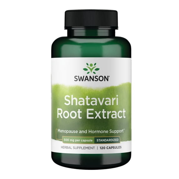 Swanson Shatavari Ayurvedic Female Rejuvenator 500 mg 120 Capsules