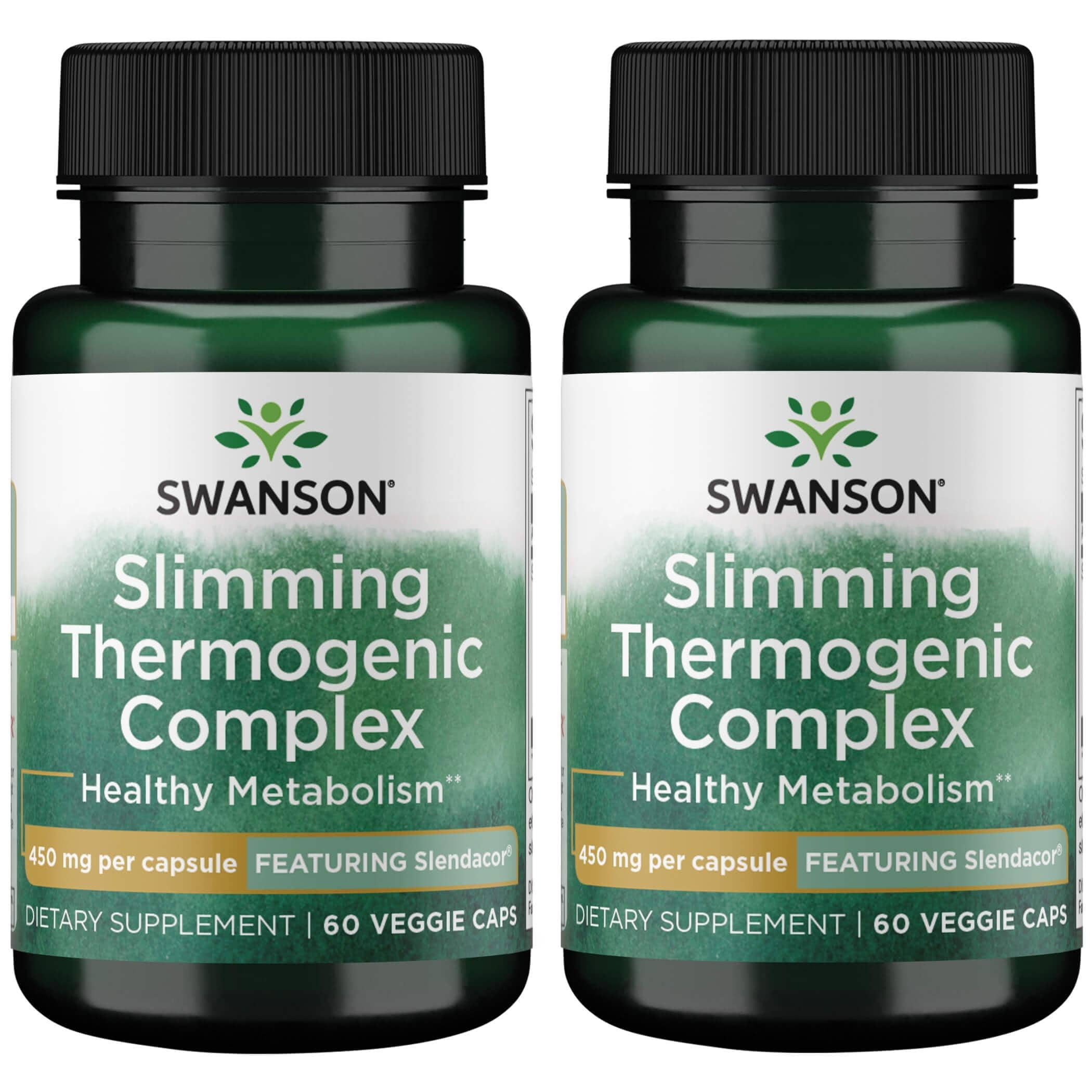 Swanson Slimming Thermogenic Complex - Featuring Slendacor 2 Pack 
