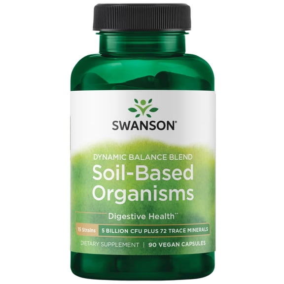 Swanson Soil-based Organisms 5 Billion Cfu 90 Veggie Capsules